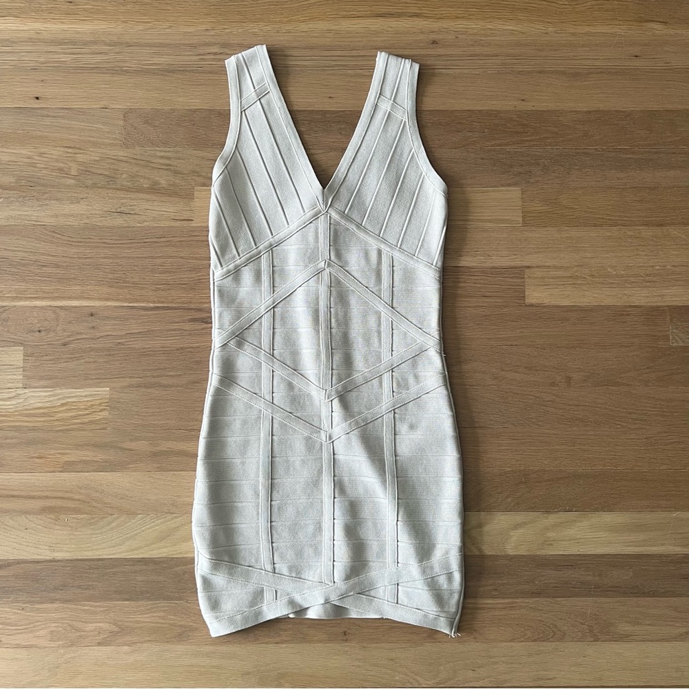 Tan Bodycon Dress -Venus